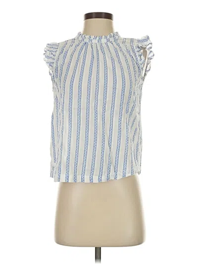 Pre-owned Isabella Sinclair Sleeveless Blouse In Blue