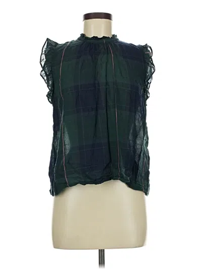 Pre-owned Isabella Sinclair Sleeveless Blouse In Green