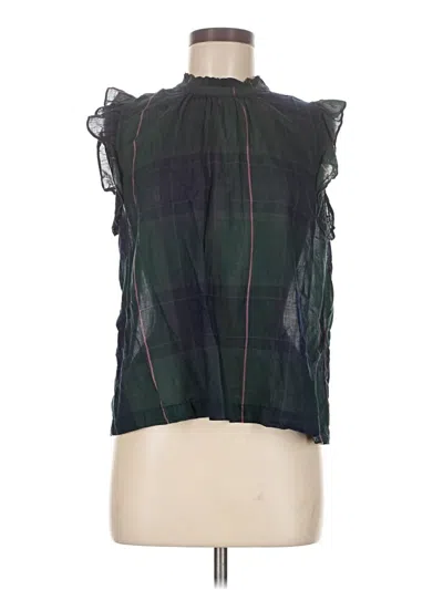Pre-owned Isabella Sinclair Sleeveless Blouse In Green