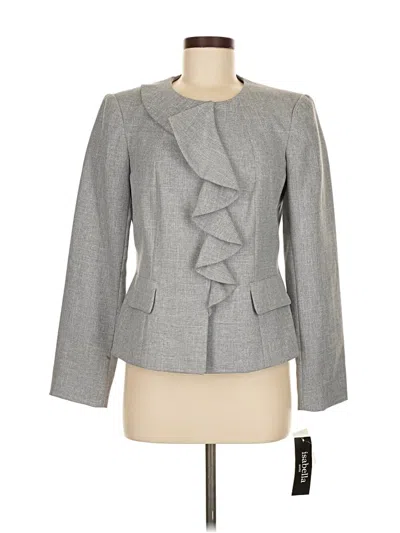 Isabella Suits Blazer Jacket In Gray