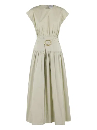 ISABELLE BLANCHE COTTON A-LINE DRESS