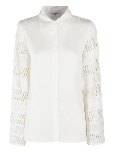 Isabelle Blanche Crochet Shirt