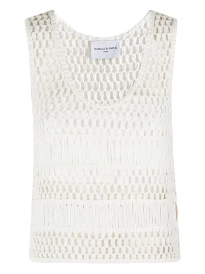 Isabelle Blanche Crochet Top