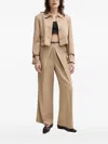 Isabelle Blanche Cropped Jacket In Brown