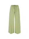 Isabelle Blanche Drawstring Pants In Green