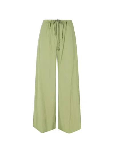 Isabelle Blanche Drawstring Pants In Green