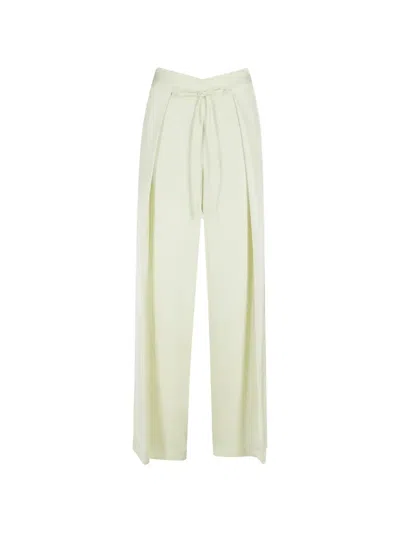 Isabelle Blanche Drawstring Trousers In Neutral
