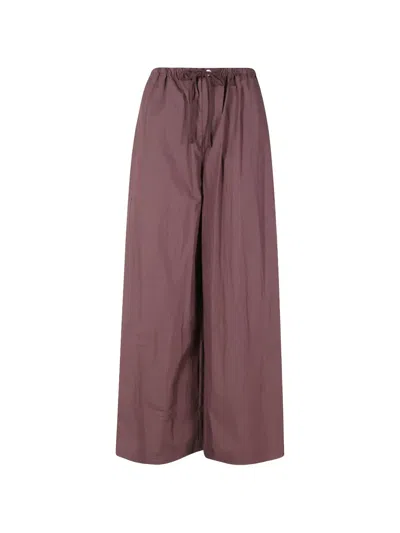 Isabelle Blanche Drawstring-waist Pants In Pink