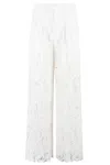 Isabelle Blanche Drawstring Trousers In White