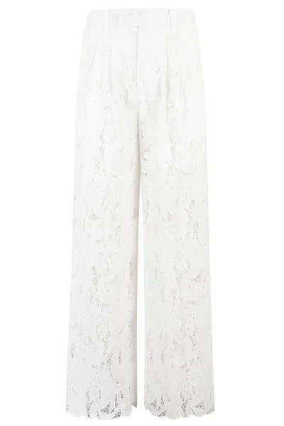 Isabelle Blanche Lace Culotte Pants In White