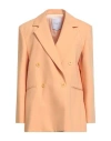 Isabelle Blanche Paris Woman Blazer Apricot Size S Polyester, Viscose, Elastane