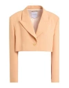 Isabelle Blanche Paris Woman Blazer Apricot Size Xs Polyester, Viscose, Elastane In Neutral