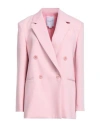Isabelle Blanche Paris Woman Blazer Light Pink Size S Polyester, Viscose, Elastane