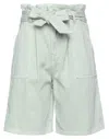 Isabelle Blanche Paris Denim Shorts In Green