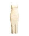 Isabelle Blanche Paris Woman Maxi Dress Pastel Yellow Size Xs Viscose In Yellow
