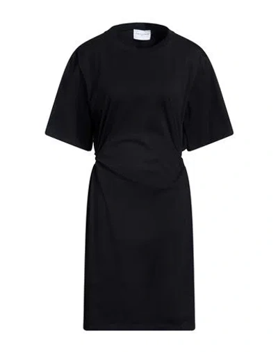 Isabelle Blanche Paris Woman Midi Dress Black Size M Polyamide, Viscose, Tencel, Elastane, Silk
