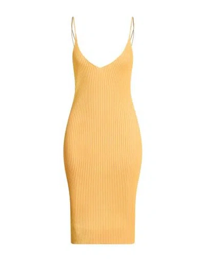 Isabelle Blanche Paris Woman Midi Dress Marigold Size M Viscose, Polyamide In Purple