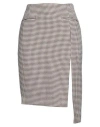 Isabelle Blanche Paris Woman Midi Skirt Dark Brown Size Xs Polyester, Viscose, Elastane