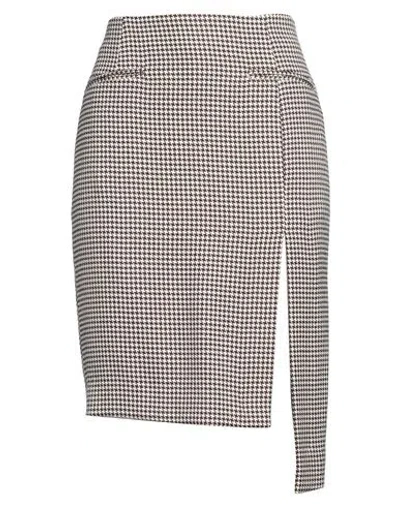 Isabelle Blanche Paris Woman Midi Skirt Dark Brown Size Xs Polyester, Viscose, Elastane