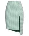 Isabelle Blanche Paris Woman Midi Skirt Green Size Xs Polyester, Viscose, Elastane In Green