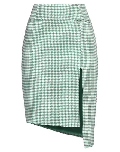 Isabelle Blanche Paris Woman Midi Skirt Green Size Xs Polyester, Viscose, Elastane