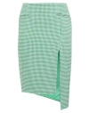 Isabelle Blanche Paris Woman Midi Skirt Green Size Xs Polyester, Viscose, Elastane In Green