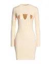 Isabelle Blanche Paris Short Dresses In Orange