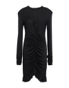 Isabelle Blanche Paris Woman Mini Dress Black Size M Polyester, Elastane In Black