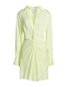 Isabelle Blanche Paris Woman Mini Dress Lime Green Size Xxs Viscose
