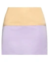 Isabelle Blanche Paris Woman Mini Skirt Lilac Size S Polyester In Purple