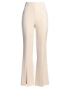 Isabelle Blanche Paris Woman Pants Beige Size L Polyester, Elastane