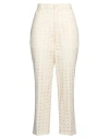Isabelle Blanche Paris Woman Pants Beige Size M Cotton In Beige