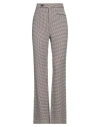 Isabelle Blanche Paris Woman Pants Dark Brown Size S Polyester, Viscose, Elastane