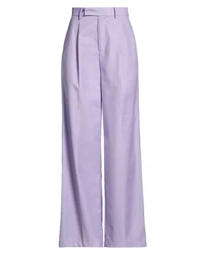 Isabelle Blanche Paris Woman Pants Lilac Size Xs Polyester, Viscose In Purple