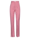 Isabelle Blanche Paris Woman Pants Antique Rose Size Xs Polyester, Viscose, Tencel, Wool, Elastane In Pink