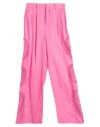 Isabelle Blanche Paris Woman Pants Pink Size L Cotton In Pink