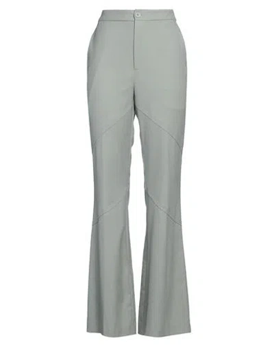 Isabelle Blanche Paris Woman Pants Sage Green Size M Polyester, Viscose, Wool, Elastane