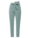 Isabelle Blanche Paris Woman Pants Sage Green Size S Acetate, Polyester, Viscose, Elastane In Sage Green