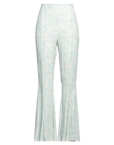 Isabelle Blanche Paris Woman Pants Sky Blue Size L Viscose In Multi