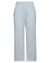 Isabelle Blanche Paris Woman Pants Sky Blue Size S Cotton