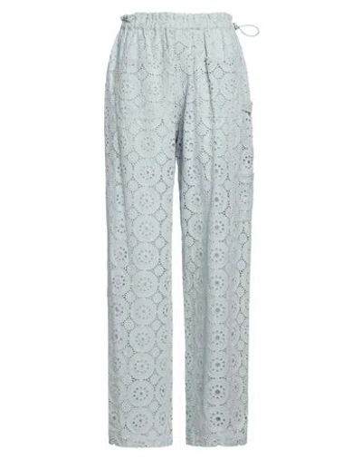 Isabelle Blanche Paris Woman Pants Sky Blue Size S Cotton