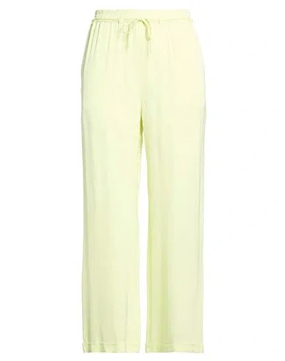 Isabelle Blanche Paris Woman Pants Yellow Size S Viscose