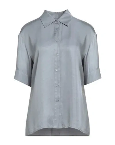 Isabelle Blanche Paris Woman Shirt Pastel Blue Size Xs Viscose