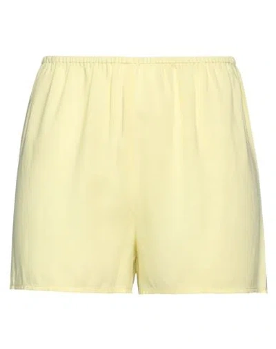 Isabelle Blanche Paris Woman Shorts & Bermuda Shorts Yellow Size S Viscose