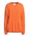 Isabelle Blanche Paris Woman Sweater Orange Size S Wool