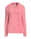 Isabelle Blanche Paris Woman Sweater Salmon Pink Size Xs Polyamide