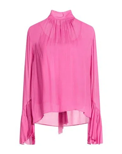 Isabelle Blanche Paris Woman Top Fuchsia Size Xs Viscose In Pink
