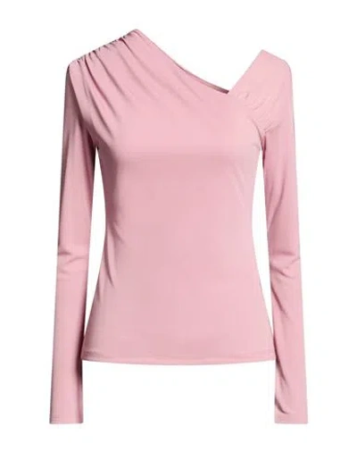 Isabelle Blanche Paris Woman Top Pink Size Xs Polyester, Elastane