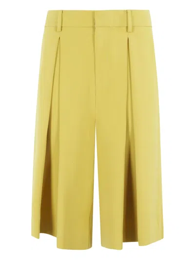 Isabelle Blanche Pleated Shorts