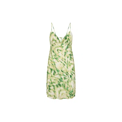 Isabelle Quinn Women's Green Miriah Mini Dress Maui Tie Dye